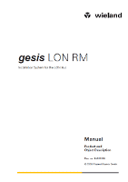 Manual gesis LON RM (BA000336)