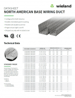 NAB PVC Wiring Duct Datasheet